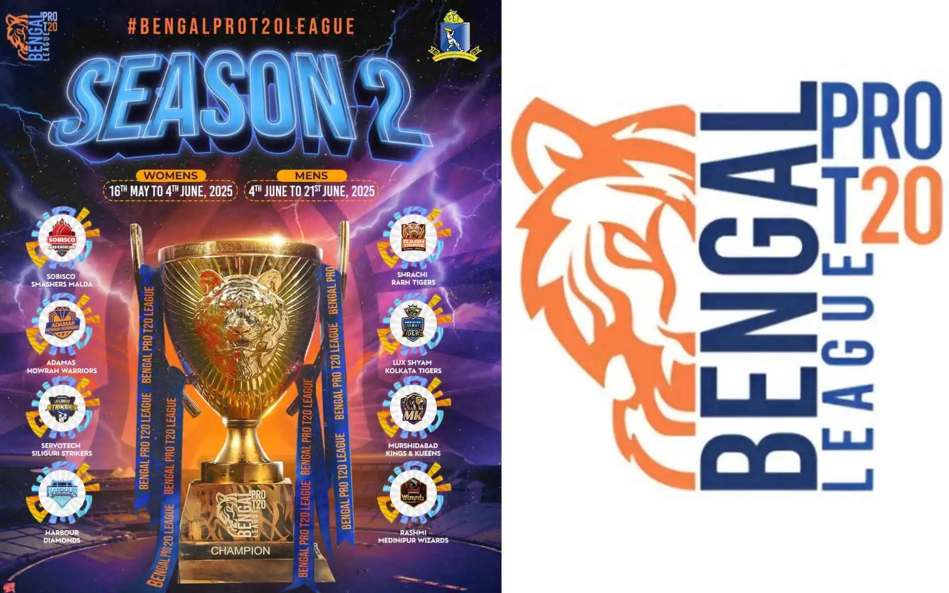 Bengal Pro T20 2025 Season 2: Full Schedule, Squads, Venues And Live Streaming